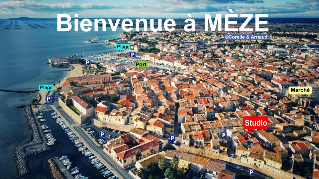 Charmant Studio Climatise A 200M De La Plage Mèze المظهر الخارجي الصورة